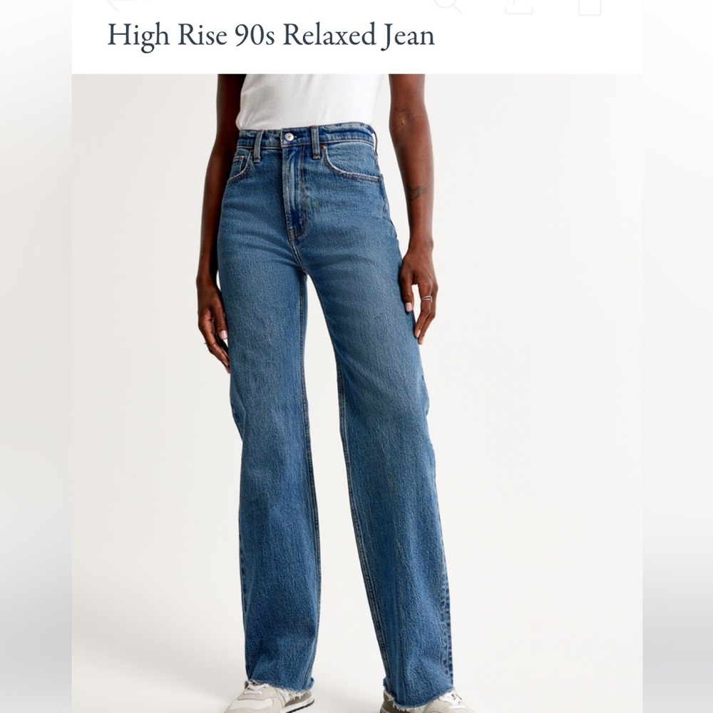 Abercrombie & Fitch High Rise 90s Relaxed Jeans